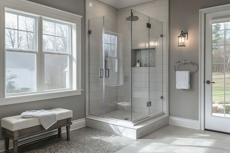 Contemporary Shower Area